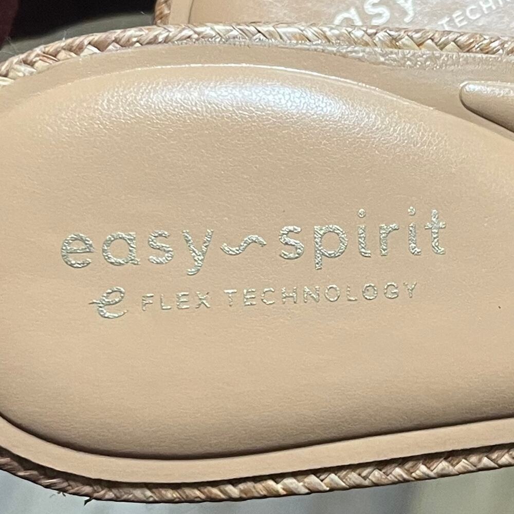 Easy Spirit Women's Roxana eFlex Buckle Block Heel Sandals Size 9M Natural Boho - Picture 4 of 6